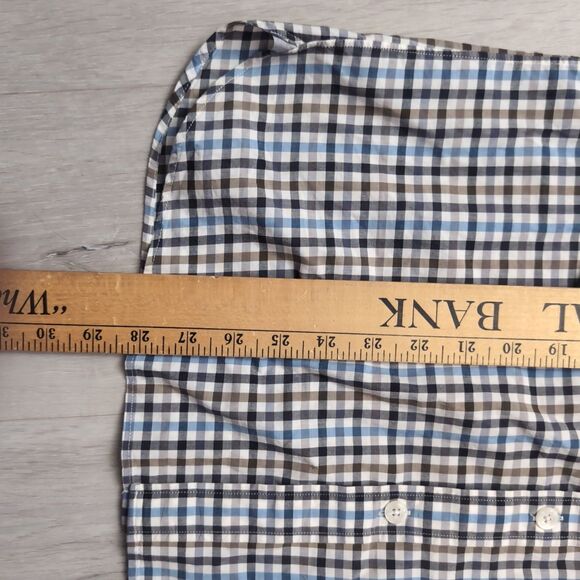 Todd Snyder Shirt Men's Medium Multi Color Check Long Sleeve Todd Snyder Shirt - Picture 2 of 5